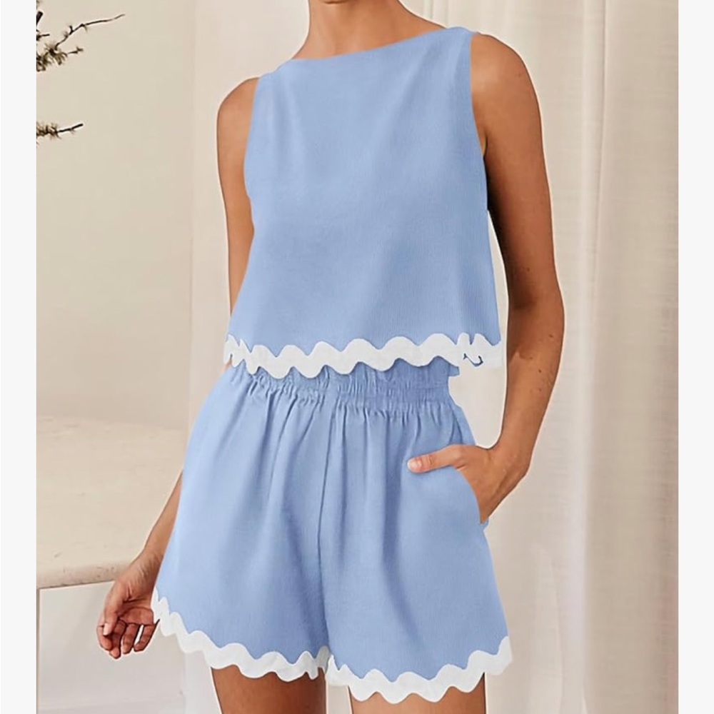 Matching set bundle- light blue & dark blue! - Picture 10 of 13